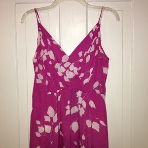 Yumi Kim Goddess Leaf Hot Pink Dress